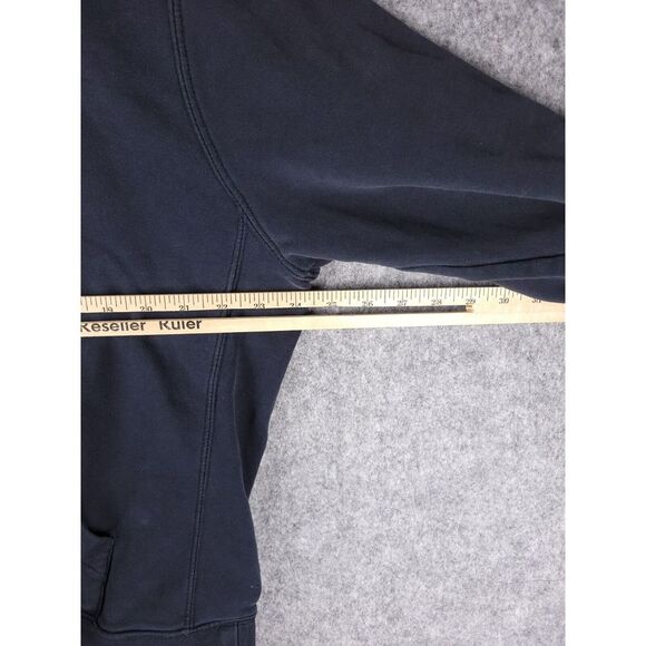 Nike Hoodie Women's Large Sweatshirt Black Swoosh *Stains Oversized - Picture 9 of 9